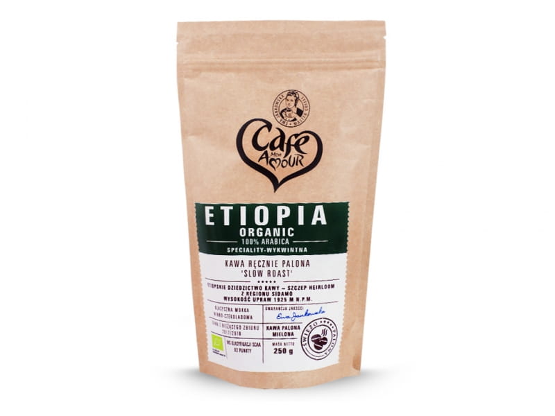 Café torréfié moulu 250g Ethiopie CAFE AMOUR