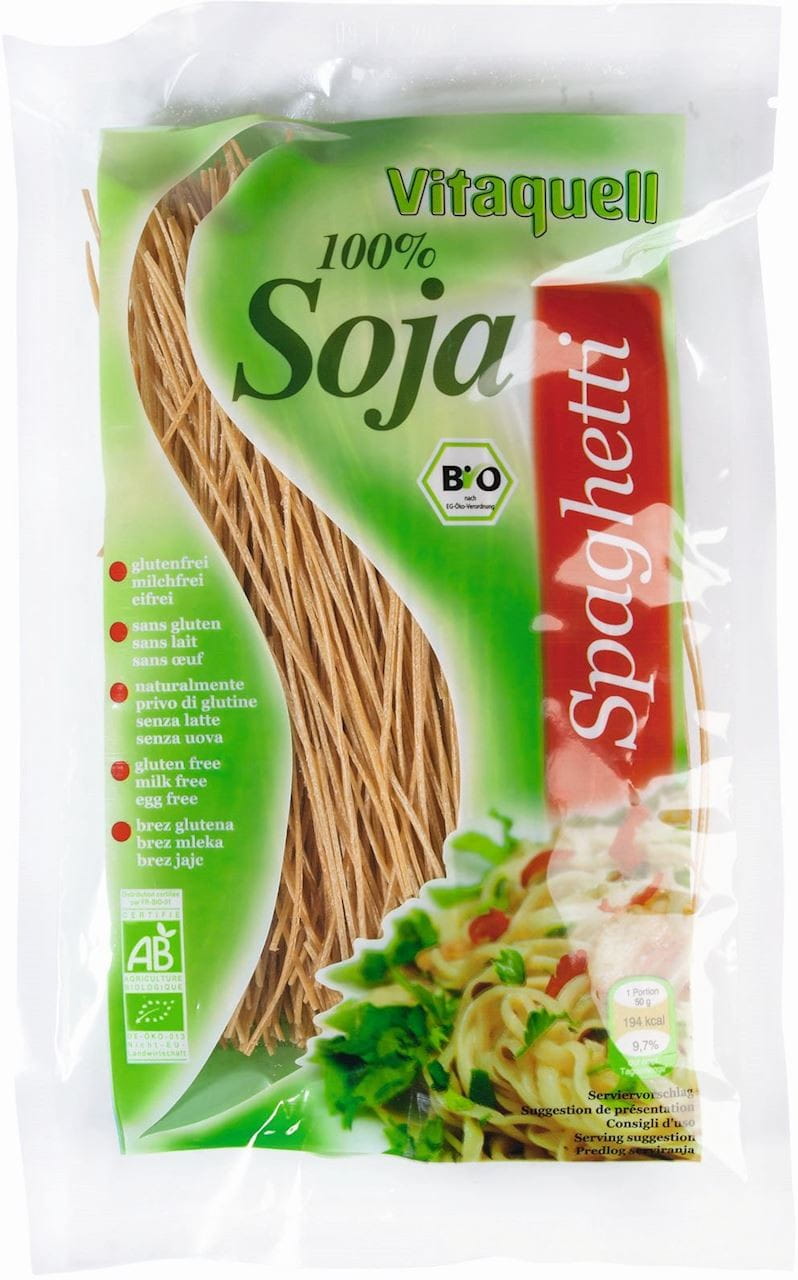 Spaghettis de soja BIO 200 g - VITAQUELL