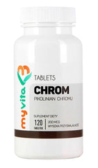 Chrome chrome picolinate de chrome 200 mcg 120 comprimés - MYVITA