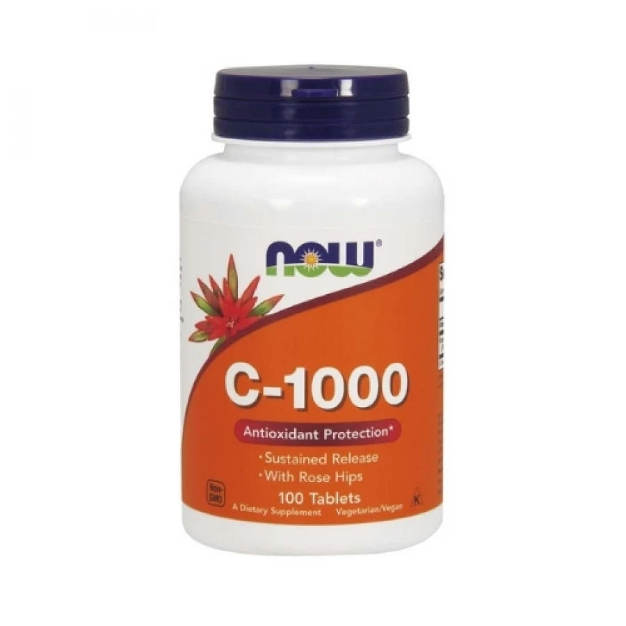 Vitamine C - 1000 à libération prolongée 100tabl. - sortie retardée de NOW FOODS