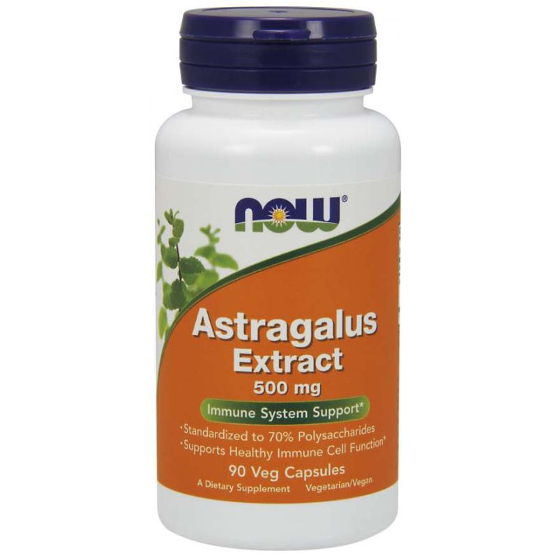 Extrait d'astragale astragale 500 MG 90 gélules NOW FOODS