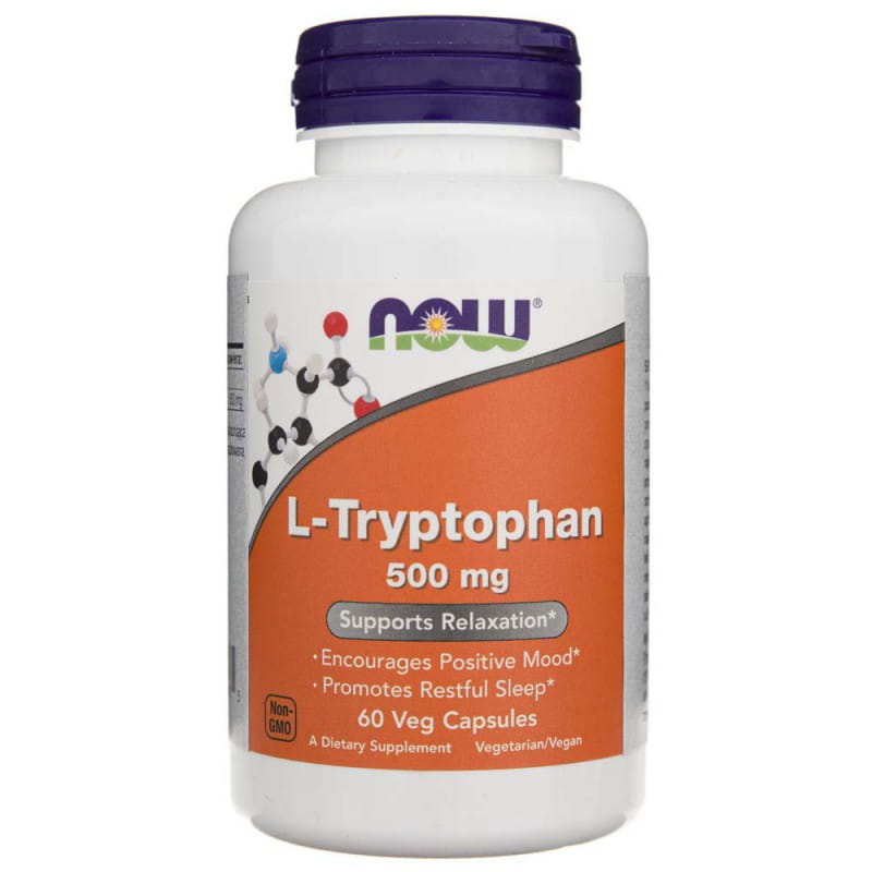 Ltryptophane 500 MG 60 gélules NOW FOODS