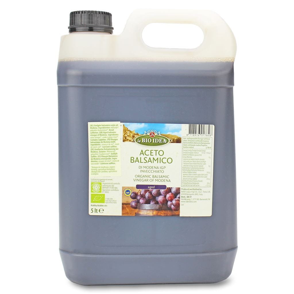 Vinaigre balsamique de Modène filtré BIO 5000 ml - HORECA (LA BIO IDEA)