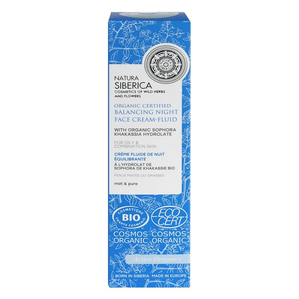Crème visage peaux mixtes nuit à l'hydrolat 50 ml