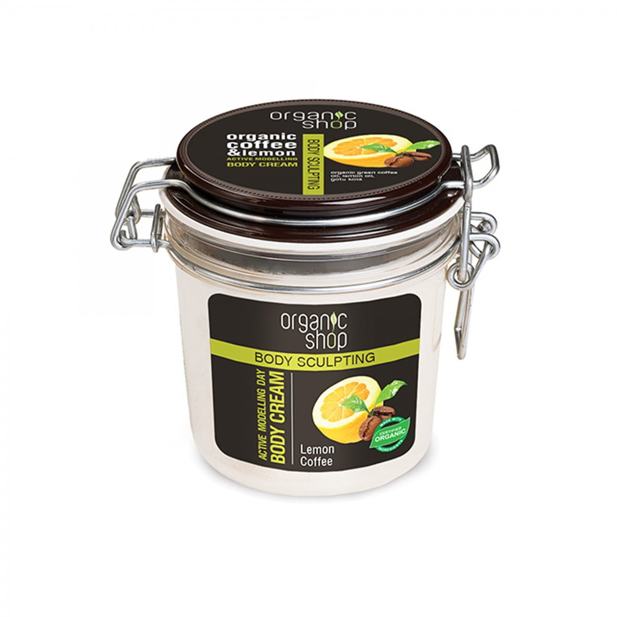 Crème de jour modelante pour le corps au citron et au café 350 ml
