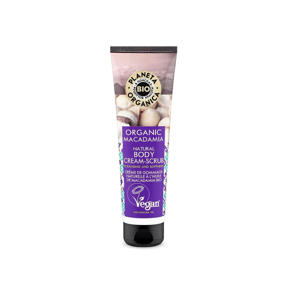 Crème - gommage corps macadamia bio 140 ml