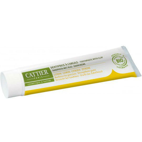 Dentifrice à l'argile et à l'huile de citron reminéralisant ECO 75 ml - CATTIER
