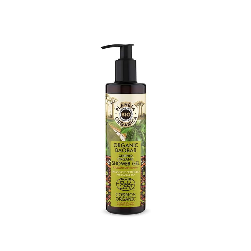 Gel douche tonique baobab bio 280 ml