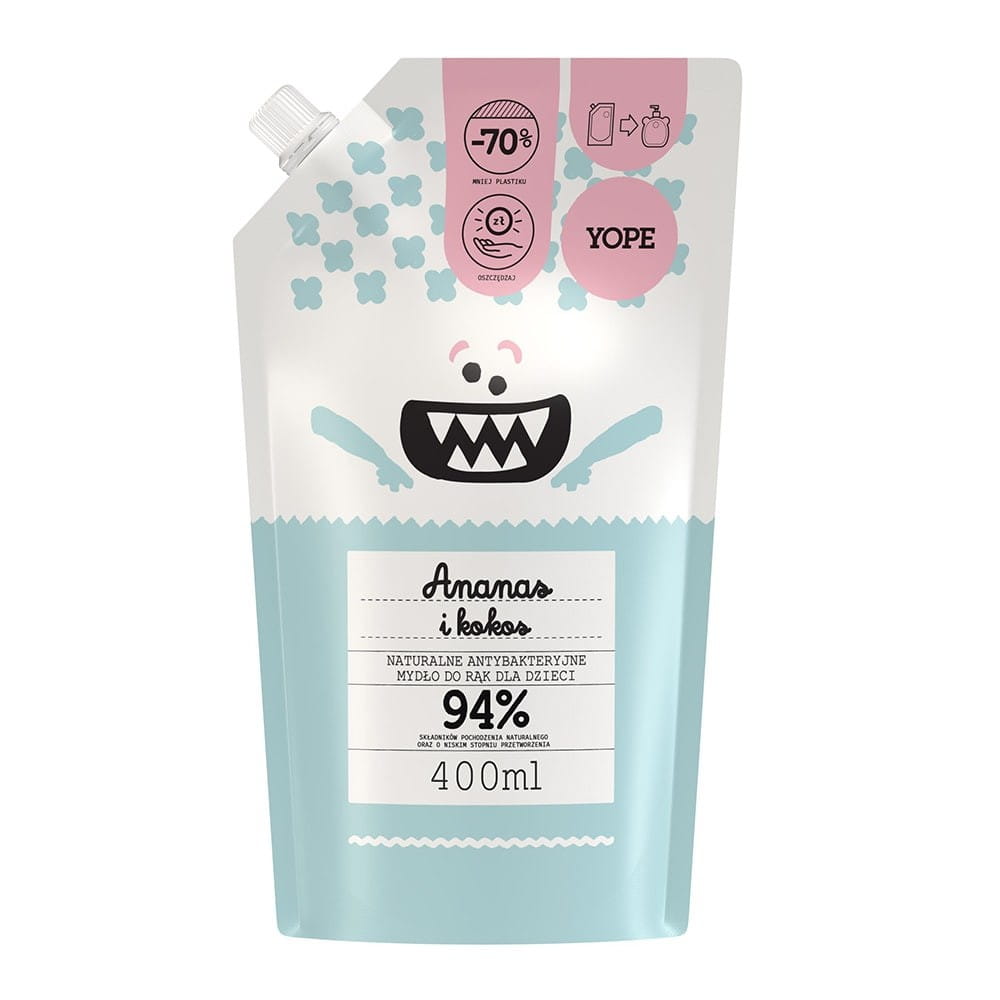 Savon à mains antibactérien pour enfants 400 ml - YOPE