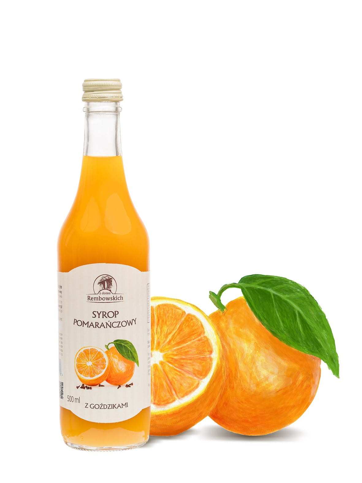 Sirop d'orange au clou de girofle 500ml DE LA MAISON REMBOWSKI