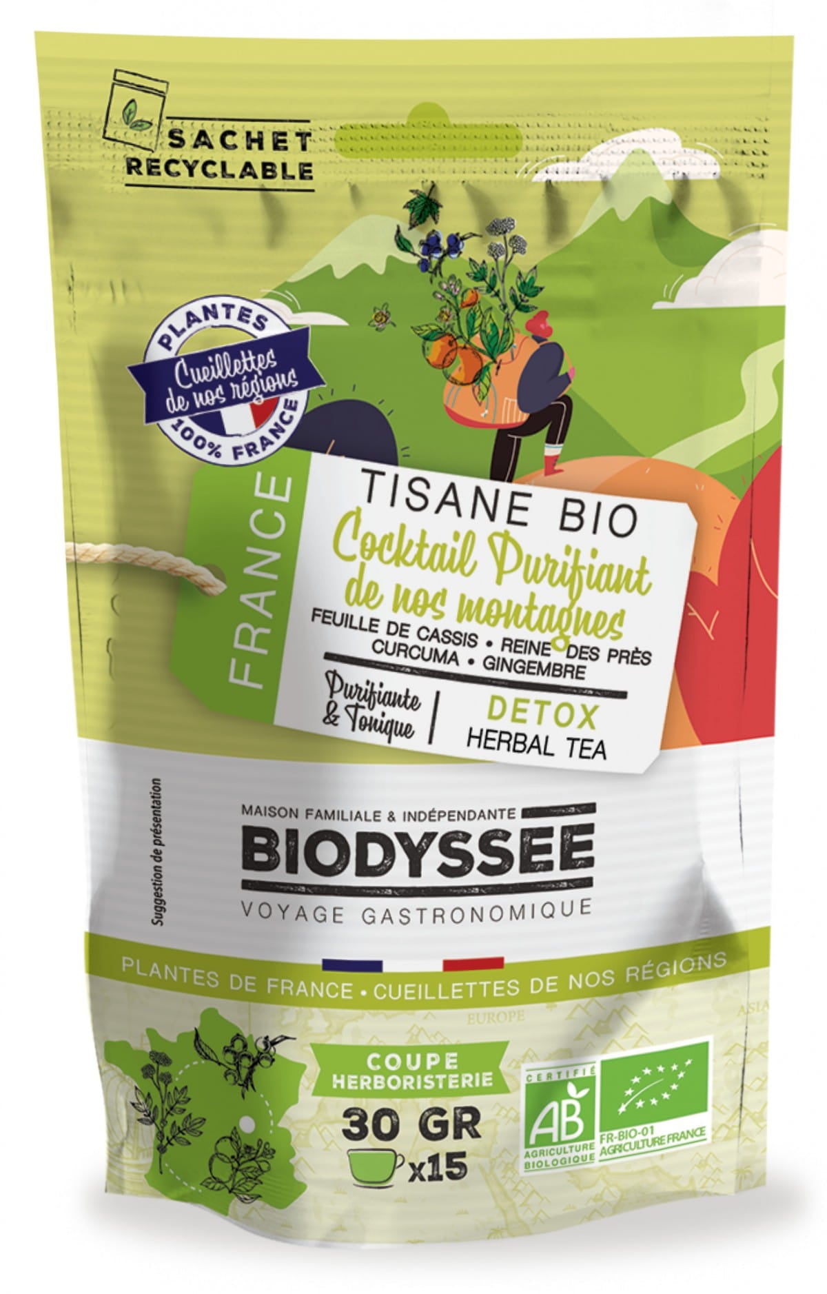 Tisane purification 30g EKO BIODYSSEE