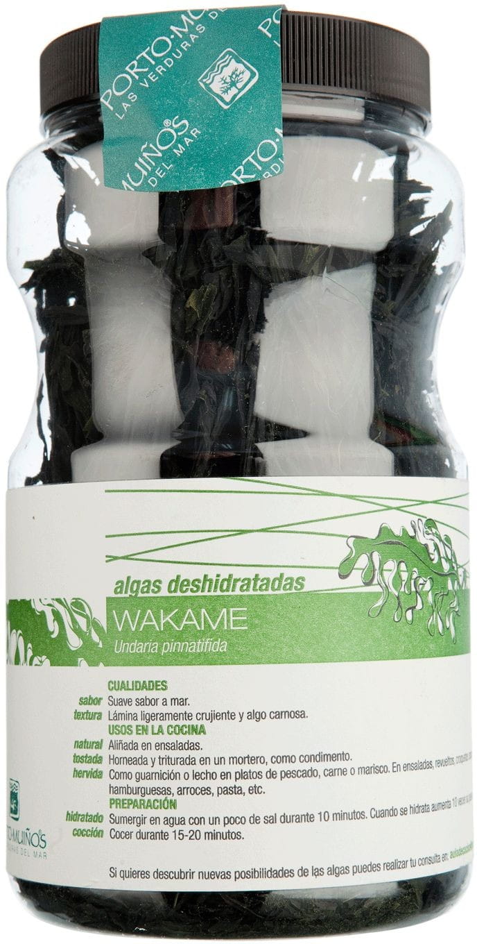 Algues séchées - wakamé BIO 100 g - PORTO MUINOS