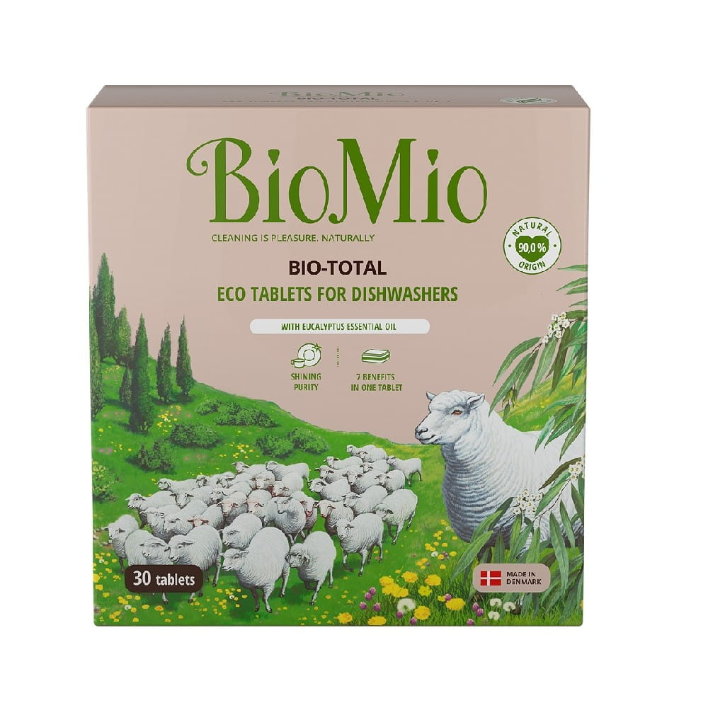 Bio - total tablettes lave-vaisselle 30 pièces