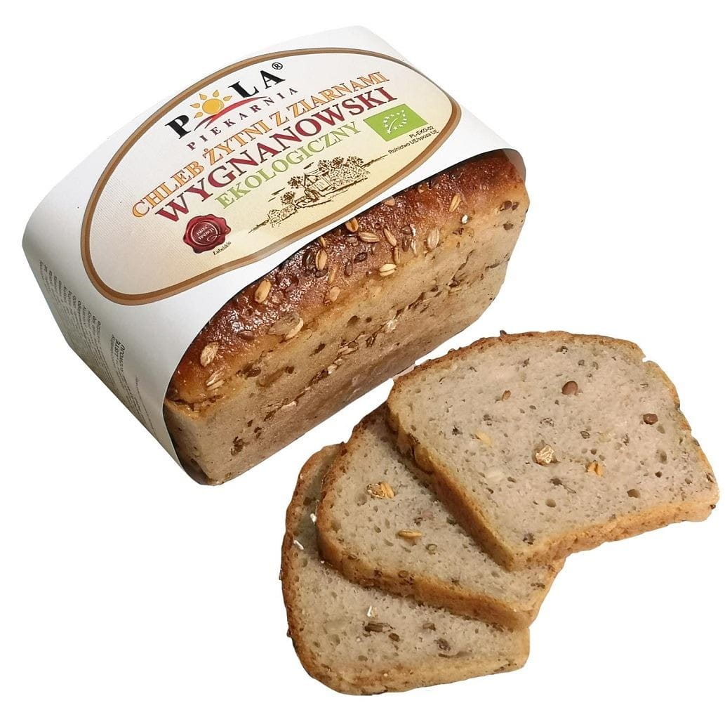 Pain de seigle Wygnanów aux grains BIO 350 g - POLA