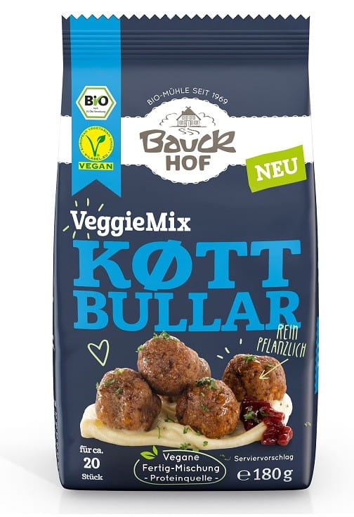 Mélange pour boulettes suédoises sans viande BIO 180 g - BAUCK HOF