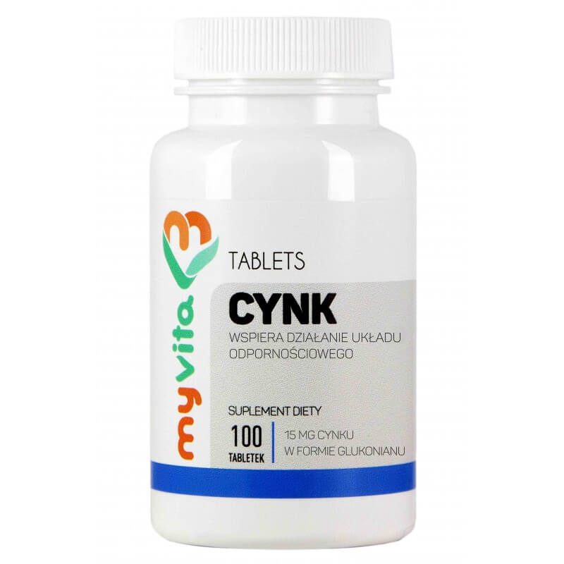 Zinc Zinc Gluconate 100 comprimés MYVITA