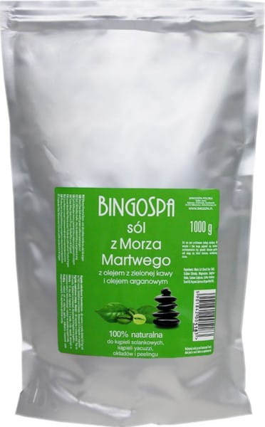 Sel de la mer Morte à l'huile d'argan BingoSpa