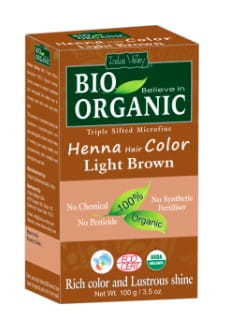 Henné pour cheveux ECO châtain clair 100g VALLEE DE L'INDUS