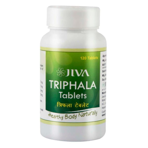 Onglet Triphala 120. nettoyage des intestins JIVA AYURVEDA