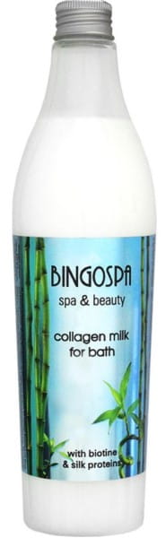 Lait de bain au collagène à la soie BINGOSPA