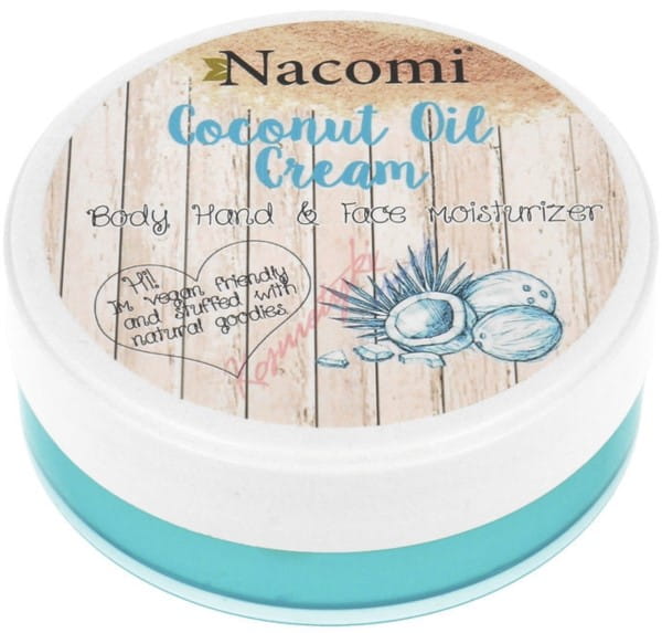 La crème de coco 100ml hydrate et nourrit la peau NACOMI