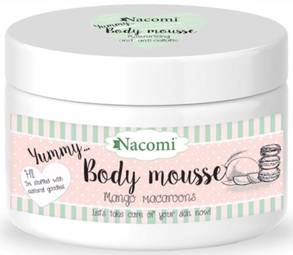 Macarons mangue 180ml mousse corps NACOMI