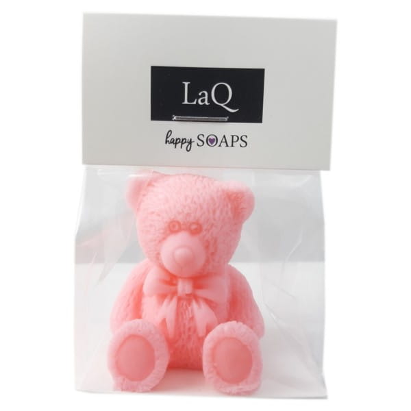 Savon petit ours, couleur rose 30 g LAQ