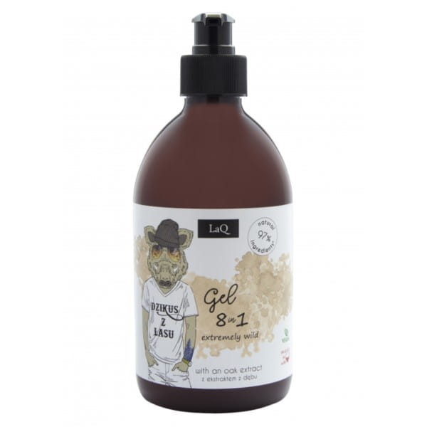 Gel 8 en 1 extrêmement sauvage pour les gars 500ml LAQ