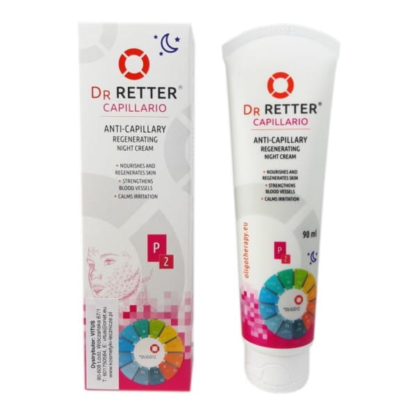 Crème de nuit Capillario pour vaisseaux 90 ml DR RETTER