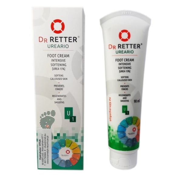 Crème pour les pieds Ureario 90 ml 15% d'urée DR RETTER