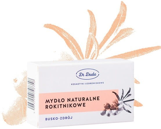 Savon naturel à l'argousier 100g pour laver le corps DUDA