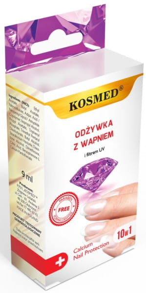 Conditionneur d'ongles au calcium 9 ml KOSMED