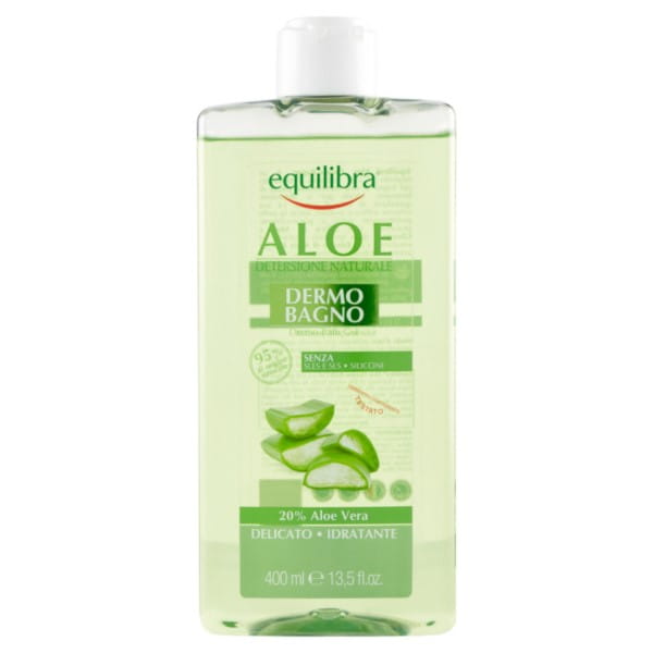 Gel de bain à l'aloès 400 ml EQUILIBRA