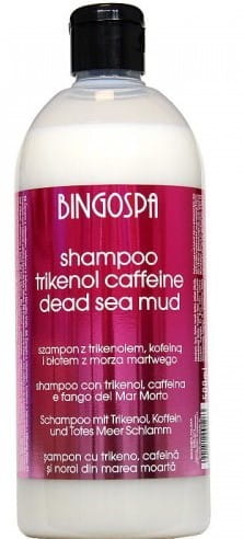 Shampoing trikénol caféine mer morte 500 ml BINGOSPA