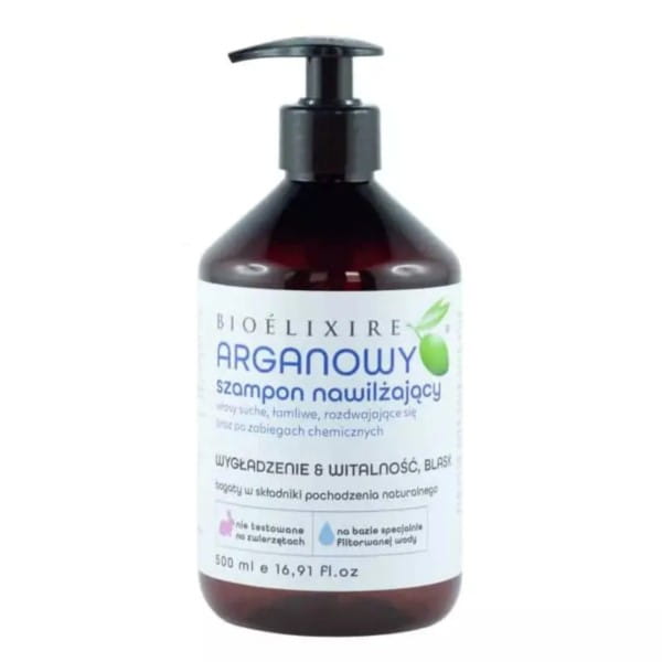 Shampooing Hydratant Argan 500 ml bioELIXIRE