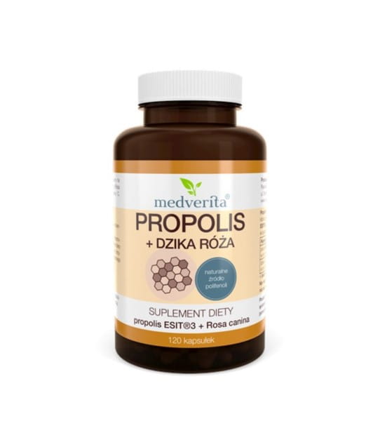 Rose musquée Propolis 120 capsules MEDVERITA