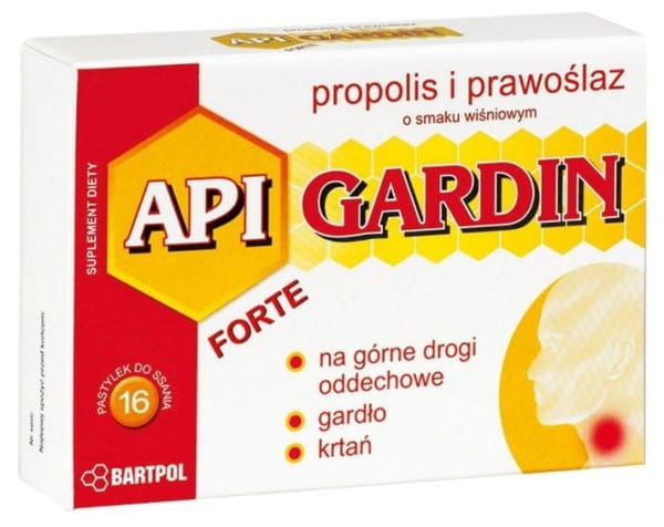 Api gardin FORTE propolis saveur cerise 16 BARTPOL