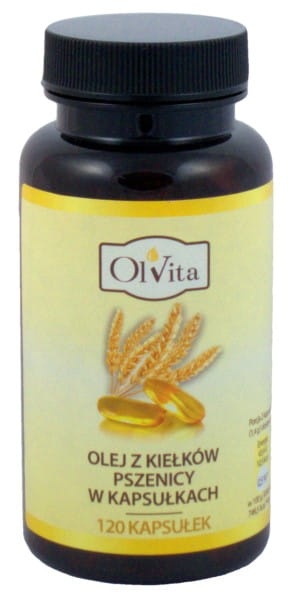 Huile de germe de blé en gélules de 120 capsules OLVITA