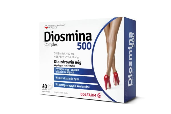 Diosmine complexe 500 60 comprimés COLFARM