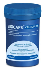 Bicaps calcium D3 60 gélules minéraux FORMEDS