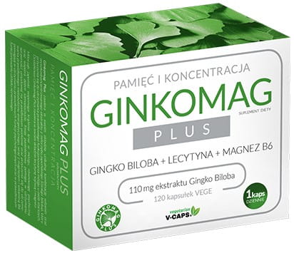 Ginkomag plus 120 caps, meilleure mémoire XENICOPHARMA