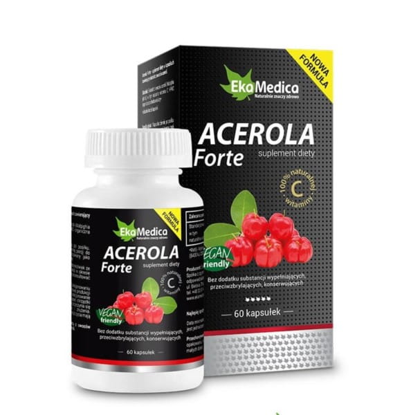 Acérola FORTE 500 MG 60 gélules EKAMEDICA