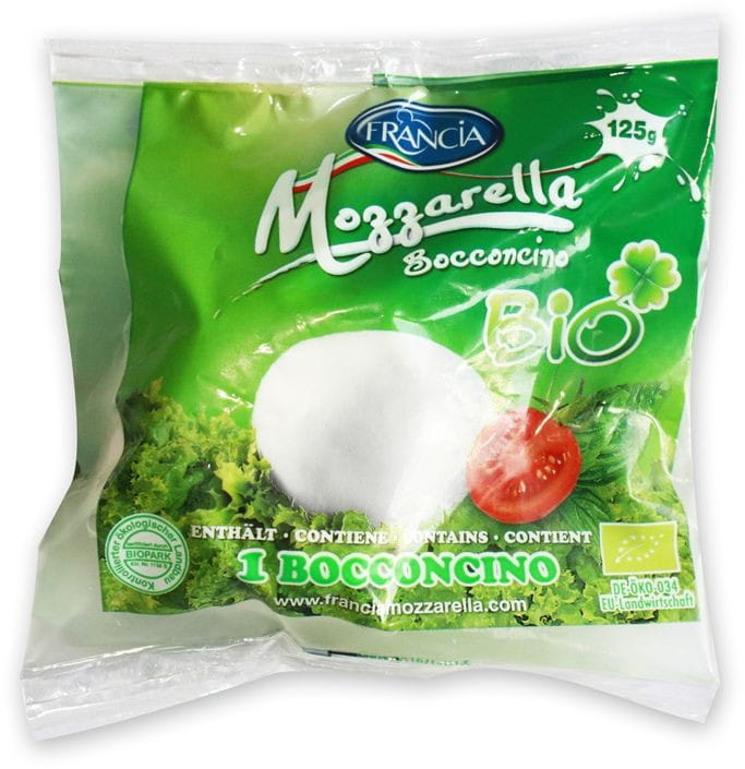 Mozzarella (1 grosse boule) BIO 125 g - FRANCIA