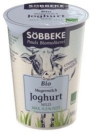 Yaourt nature max. 03% BIO 500 g - SOBBEKE