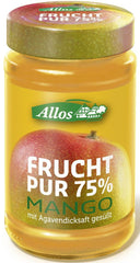 Mousse de mangue (75% de fruits) BIO 250 g - ALLOS