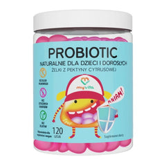 Gummies probiotiques naturels 120 intestins MYVITA
