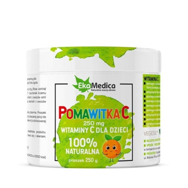 Pomawitkac Vitamine C pour enfants 250g EKAMEDICA