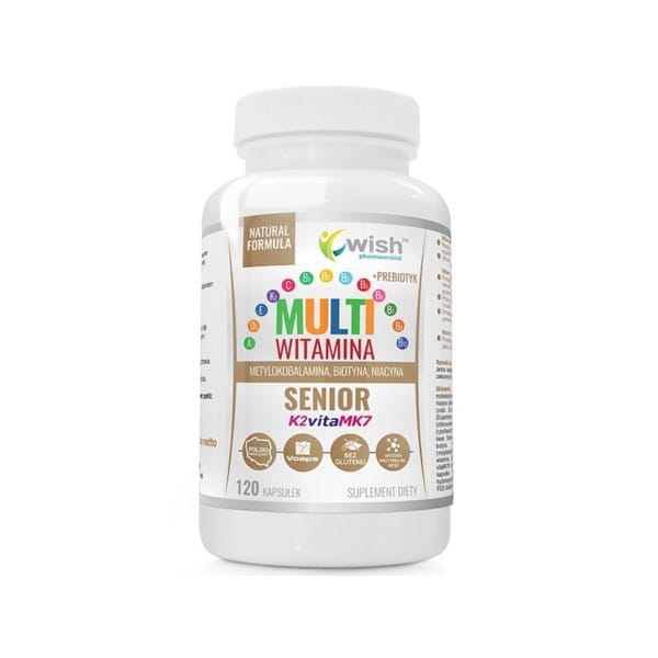 Multivitamine senior 120 gélules WISH