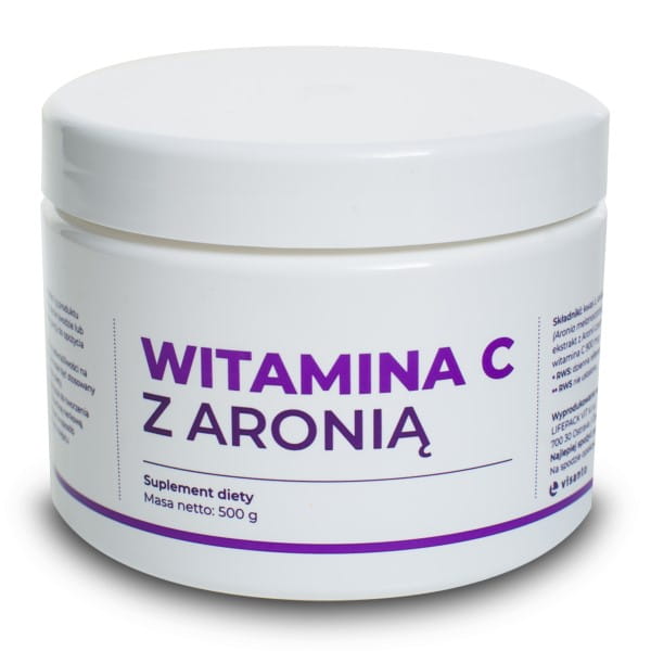 Vitamine C avec résistance à l'aronia 500 g VISANTO