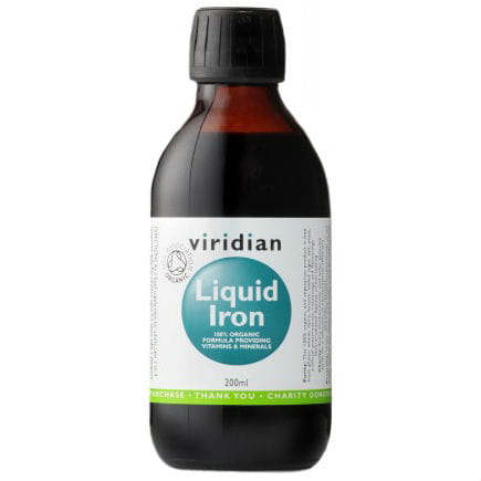 Fer liquide écologique 200ml VIRIDIAN